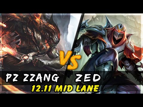 Pz Zzang - Yasuo vs Zed MID Patch 12.11 - Yasuo Gameplay