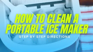 How To Clean Your Countertop Ice Maker
