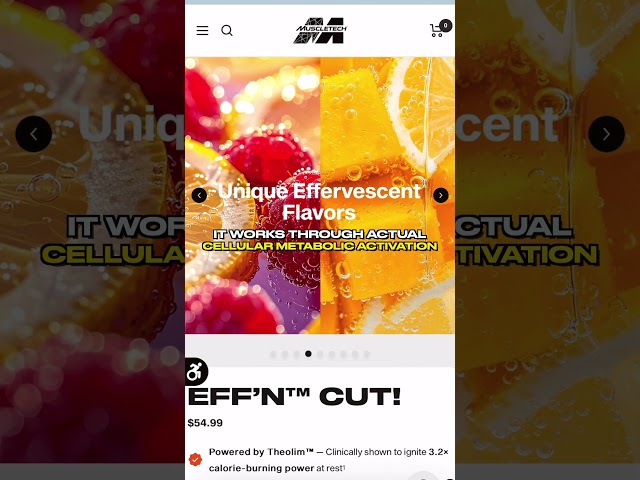 EFF’N Cut by MuscleTech: Fasted-State Fat Burning With TheoLim