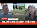 Wat ooit een Enschedese spoorlijn was wordt nu een beekloop