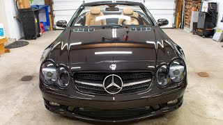 The ultimate Mercedes SL55 AMG exhaust setup, sounds insane! 5 minutes of supercharged V8 bliss...