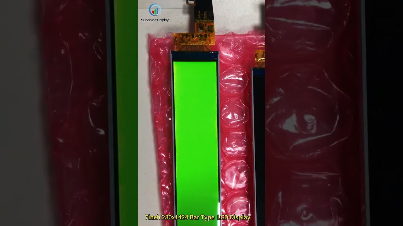 7 inch 280x1424 Bar Type LCD Display