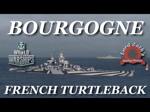 French Turtleback - Bourgogne Tier 10 French BB Ring World of Warships