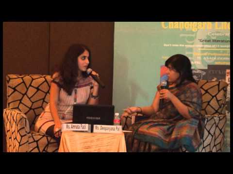 Chandigarh Literature Festival  2013  Amruta Patil in conversation with Deepanjana Pal