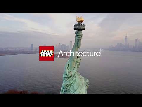 The Statue of Liberty buildable in LEGO bricks from LEGO Architecture