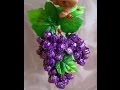 Гроздь винограда из конфет 