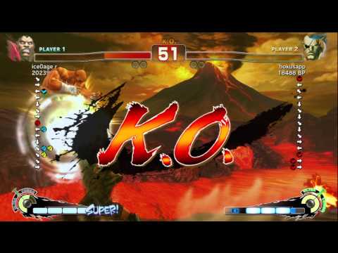 - R - [Balrog] vs Bonchan [Sagat] 2 of 2 SSF4 Japanese Online Ranked Matches - TRUE-HD