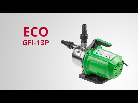 фото насос садовый eco (эко) gfi-13p, 1200 вт. 1200 вт, 3600 л/ч, 48 м 0