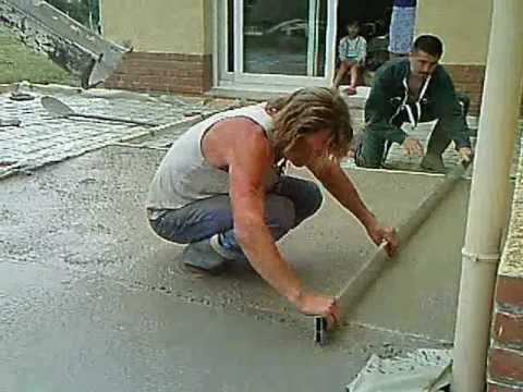 comment construire terrasse beton