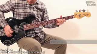 Video thumbnail for Fender USA / AMERICAN STANDARD DIMENSION BASS【デジマート製品レビュー】 by digimartnet