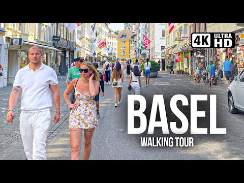 BASEL, Schweiz 🇨🇭 Der verborgene Luxus der Schweiz | 4K Walking Tour