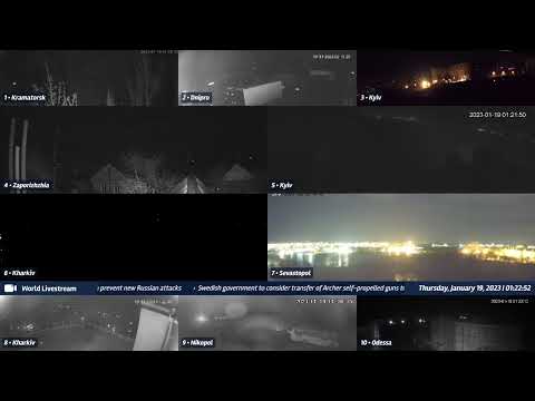 Flash at Zaporizhzhia - cam 4 - 01/18/2023