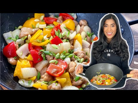Chinese Chicken and Pepper Stir Fry (Ready in 15 minutes!)