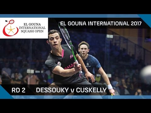 Squash: Dessouky v Cuskelly - El Gouna International 2017 Rd 2 Highlights