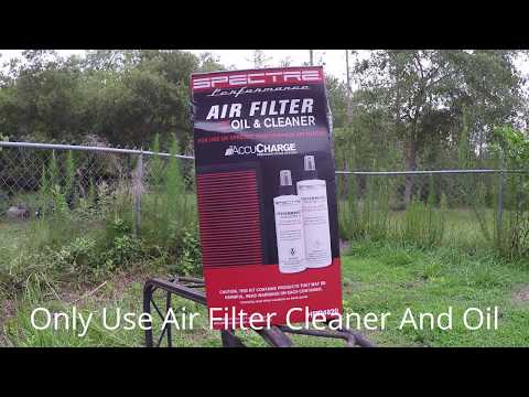 How To Clean Spectre Air Flilter