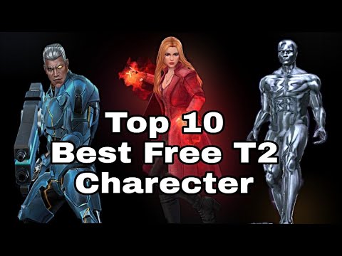Top 10 Best T2 Free Characters In Marvel Future Fight
