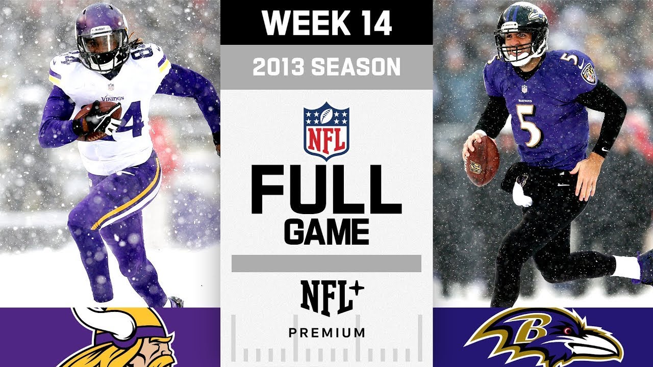 Crazy Snow Game! Minnesota Vikings vs. Baltimore Ravens FULL GAME | NFL 2013 Season Week 14