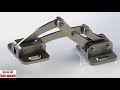 Stainless Steel Marine Hinge Mechanism || Download free 3D cad models #5055