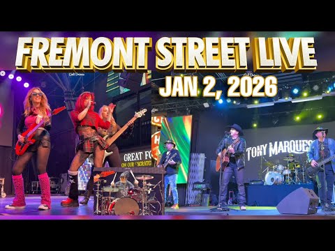 FREMONT STREET LIVE LAS VEGAS Tony Marques Band Sugar