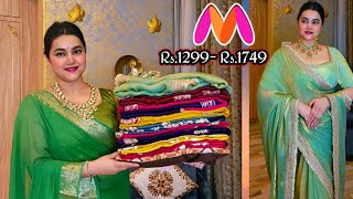 Myntra Huge Beautiful Festive wear Saree haul Rs.1299-Rs.1749 @PoojaRikichoyal 
