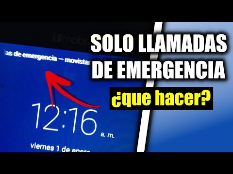 Cómo solucionar red móvil no disponible y solo llamadas de emergencia