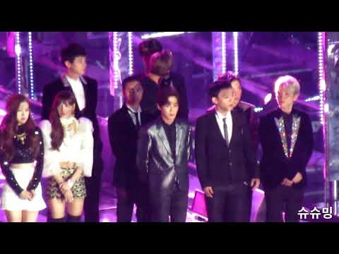171225 가요대전 EXO 엑소 등장