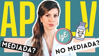 APLV o ALERGIA a Proteínas de Leche de Vaca  🐮  Mediada y NO mediada por IgE. Evitar PLV en bebés