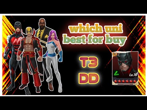 #marvelfuturefight  let's know which uni best for buy and do it t3 daredevil 😎!!!!