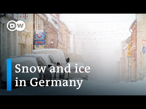 冰雪天氣影響德國交通和公共交通｜DW新聞 (Heavy snow and ice disrupt traffic and public transport across Germany | DW News)