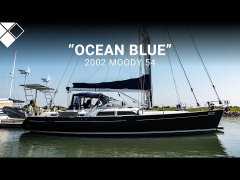 2002 Moody 54 "Ocean Blue" For Sale with The Yacht Sales Co.