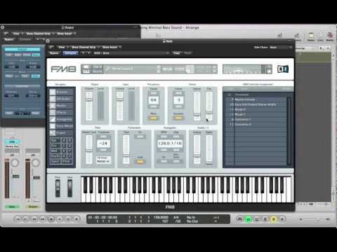 FM8 Minimal Sound Design - How To Create A Driving Minimal Bass in FM8