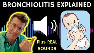 Doctor explains Bronchiolitis (RSV) with example of REAL SOUNDS | Respiratory syncytial virus