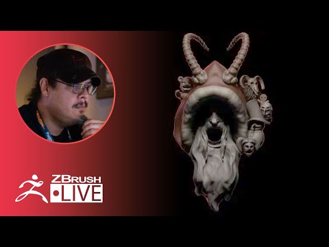 3D Model Krampus in ZBrush #withme ! Enter the ZBHO Dojo - Spicer McLeroy - Part 3