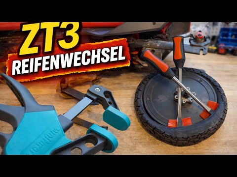 Segway Ninebot ZT3 Reifenwechsel E-Scooter Tire replacement 