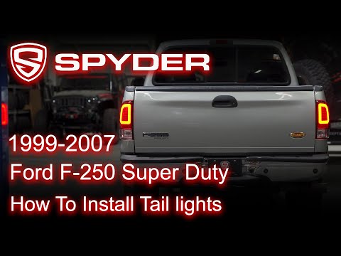 Spyder Auto Installation: 1999-2007 Ford F-250 Super Duty Tail light