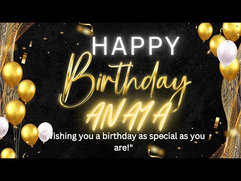 Anaya Happy Birthday Song | Happy birthday song for Anaya | Birthday Wishes | hbd