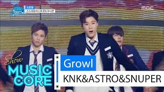Download lagu [Special stage] KNK&SNUPER&ASTRO - Growl, 스누퍼&아스트로&크나큰-으르렁 Show Music core 20160416 mp3