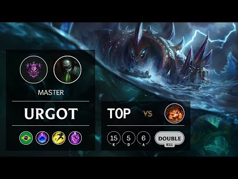 Urgot Top vs Gnar - BR Master Patch 9.20