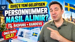 İsveç'te Personnummer Nasıl Alınır? 🇸🇪 Skatteverket Başvuru ve Randevu (Adım Adı