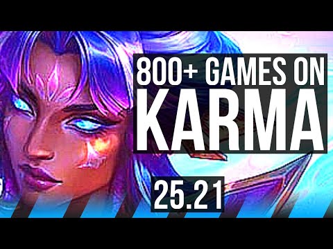 KARMA vs XERATH (MID) | 7/1/9, 800+ games | EUW Diamond | 25.21