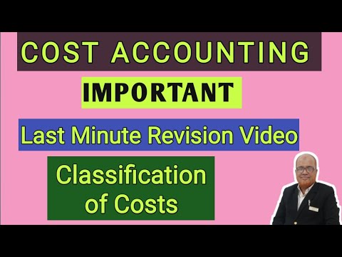 Cost Accounting I Unit and Output Costing I Introduction Theory I Khans Commerce Tutorial I