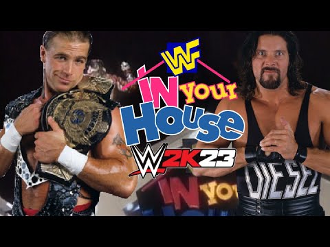 Shawn Michaels vs. Diesel WWF Title Match No Holds Barred: In Your House WWE 2K23