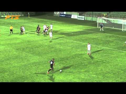 Sparing GKS Bełchatów - Polonia Warszawa. Bramka na 1:1 - Piotr Tyburski