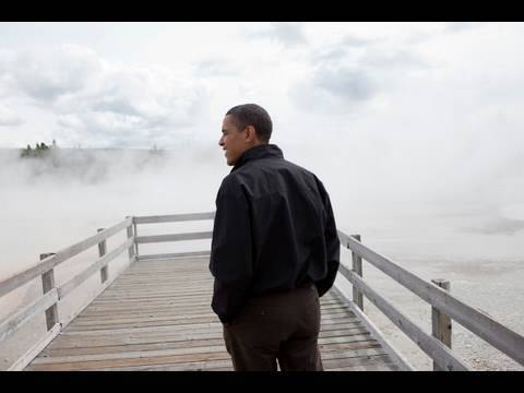 イエローストーン国立公園でのオバマ大統領 (President Obama in Yellowstone National Park)