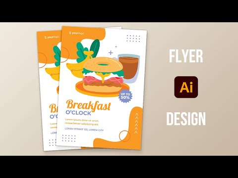 Business Flyer Design in Adobe Illustrator