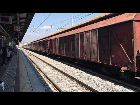 Treno merci transita a Firenze C.M