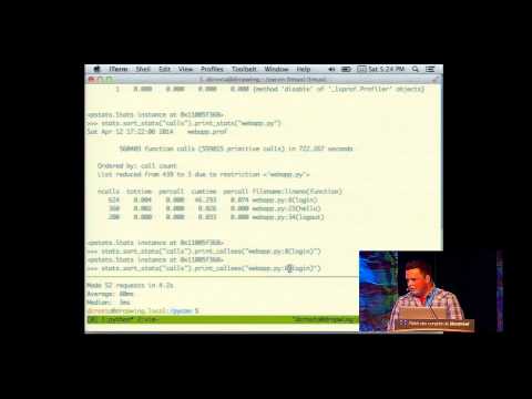 Dan Crosta: Performance Testing and Profiling: A Virtuous Cycle - PyCon 2014
