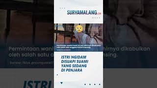 BIKIN NANGIS! Istri Ngidam Minta Disuapi Oleh Suami yang Tengah Jadi Tahanan di Lapas