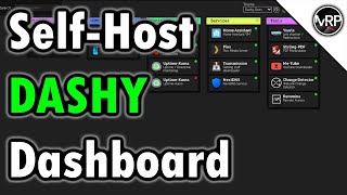 DASHY - Hame lab dashboard | Proxmox home server | Home Lab