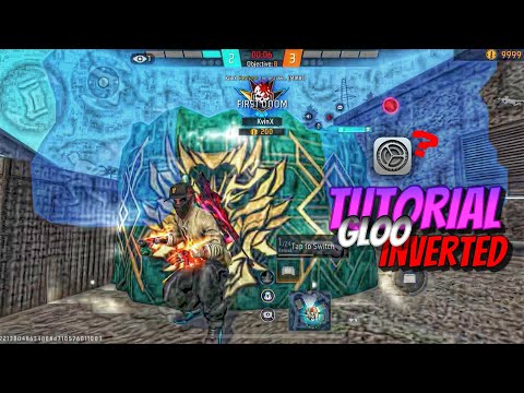 Inverted Gloowall Tutorial🧊🇧🇷After Update🥷🏻🔥Free Fire Highlights✨